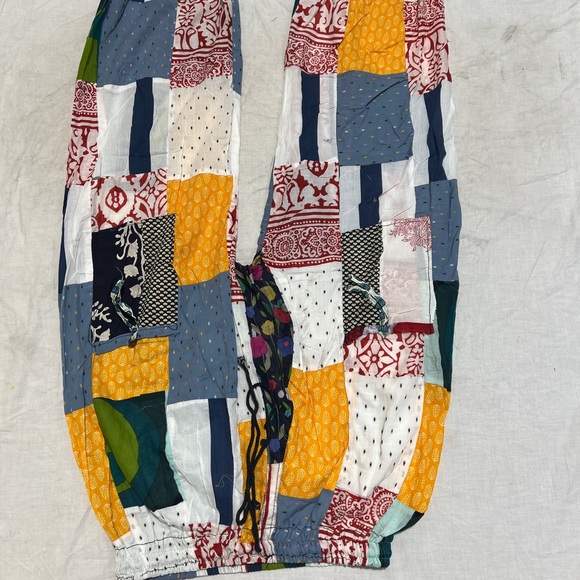 Unisex handmade boho hippie aladdin alibaba harem yoga pants one size women men - Picture 5 of 5